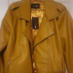 Vegan leather jacket